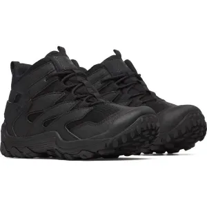 Merrell CHAMELEON 7 MID WP Detské turistické topánky, čierna, veľkosť 32