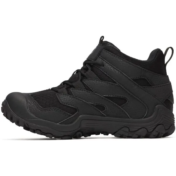 Merrell CHAMELEON 7 MID WP Detské turistické topánky, čierna, veľkosť 32