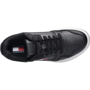 Tommy Hilfiger TJW RETRO BASKET FLATFORM Dámska vychádzková obuv, čierna, veľkosť