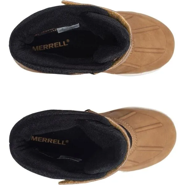 Merrell SNOW BANK 5.0 WP Detské zimné topánky, hnedá, veľkosť 33