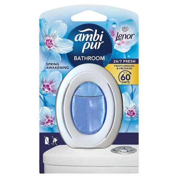 Ambi Pur Bathroom Lenor Spring Awakening, Osviežovač Vzduchu, Odstránenie A Prevencia Zápachu,1Kusov