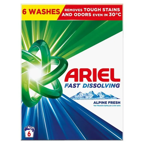 Ariel Alpine Fresh Prášok na pranie 330g, 6 praní