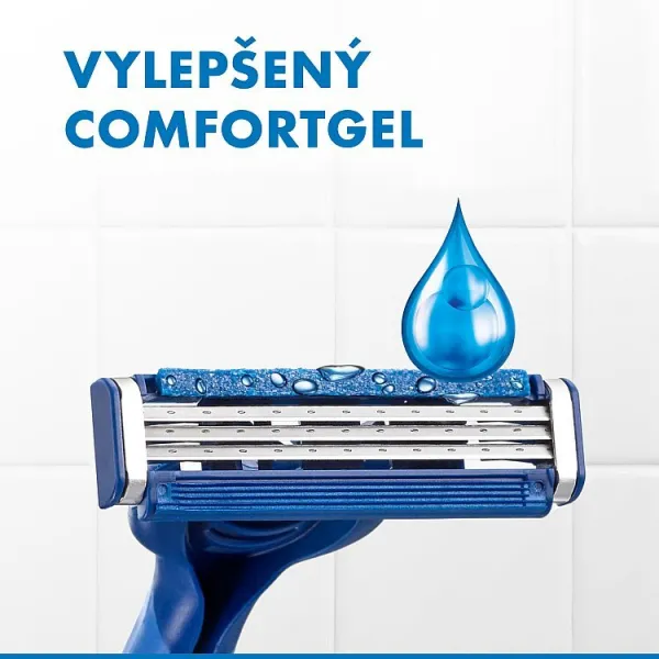 Gillette Blue3 Plus Comfort, Jednorazové Holiace Strojčeky Pre Mužov, Balenie Holiacich Strojčekov