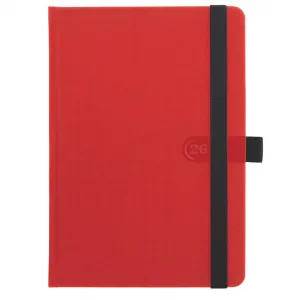 GRASPO Diár Trendy týždenný A5 14,8 x 21 cm červený 2026