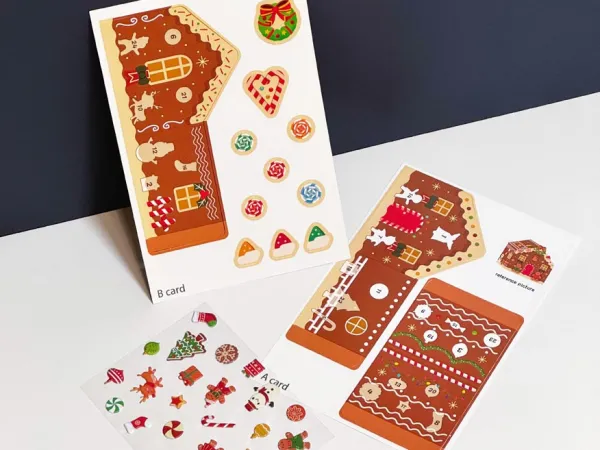 MFP 8886509 Adventný kalendár papierový - perníková chalúpka 1001H