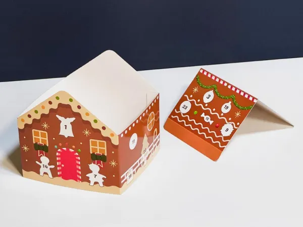 MFP 8886509 Adventný kalendár papierový - perníková chalúpka 1001H