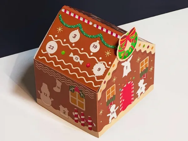 MFP 8886509 Adventný kalendár papierový - perníková chalúpka 1001H