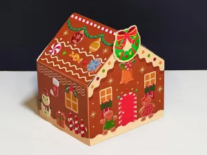 MFP 8886509 Adventný kalendár papierový - perníková chalúpka 1001H