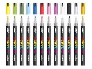 MFP papier s.r.o. MFP 6410819 Akrylový popisovač 4mm set 12ks