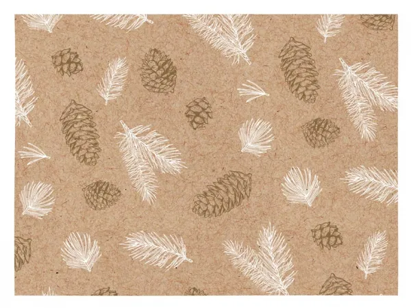 Baliaci papier kraft vianočný mix 100x70 cm