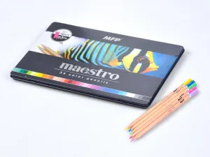 MFP papier s.r.o. MFP 6300628 Pastelky MAESTRO 36 ks kovová krabička