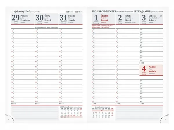 MFP papier s.r.o. MFP 7781484 Diár 2026 T805 PU soft cork