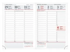 MFP papier s.r.o. MFP 7781482 Diár 2026 T805 PU brown with a magnet