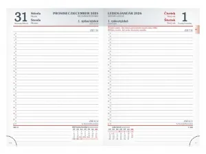 MFP papier s.r.o. MFP 7781458 Diár 2026 D801 PU brown with a magnet