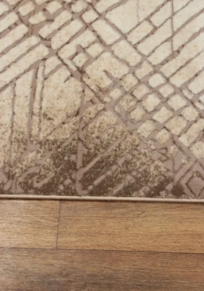 Koberec HOME W6124 CREAM / BROWN