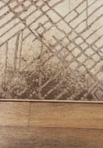 Koberec HOME W6124 CREAM / BROWN