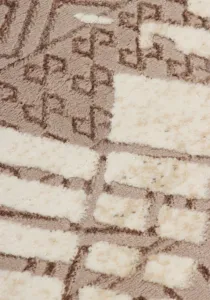 Koberec HOME W6124 CREAM / BROWN