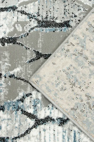Koberec HOME NP135A GREY / BLUE HERMES