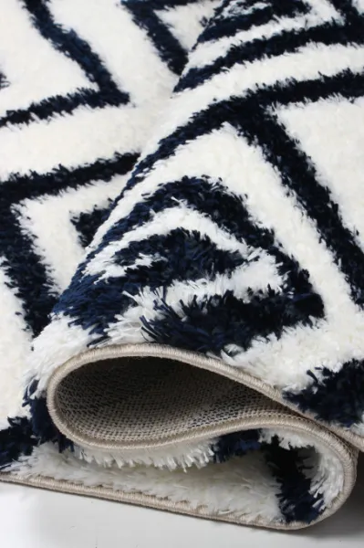 Koberec Boho 638 CREAM/NAVY BLUE