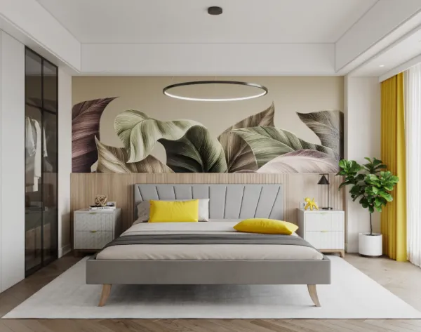 FDM Čalúnená manželská posteľ HEAVEN | 140 x 200 cm Farba: Béžová