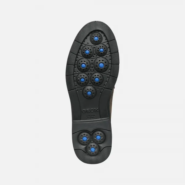 Dark grey women's moccasins Geox Spherica Ec1 - Women's