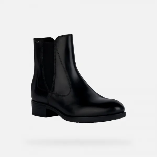 Black women's ankle boots Geox Felicity Np Abx - Women's