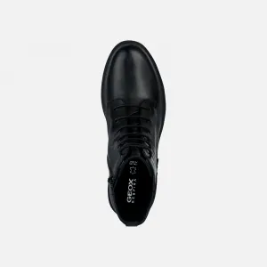 Geox Spherica Ec1 Black Women's Ankle Boots - Ladies