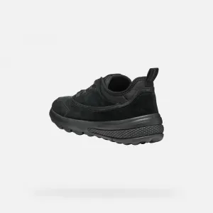 Black Men's Geox Spherica Actif Sneakers - Men's