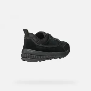 Black Men's Geox Spherica Actif Sneakers - Men's