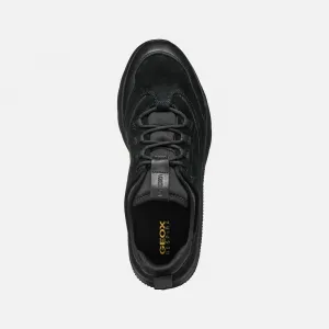 Black Men's Geox Spherica Actif Sneakers - Men's