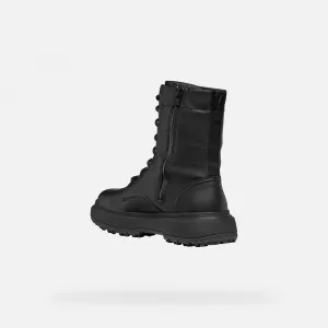 Black women's ankle boots Geox Lamidie + Grip ABX - Women's