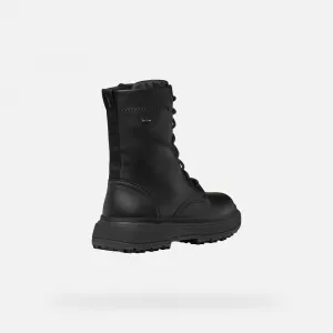 Black women's ankle boots Geox Lamidie + Grip ABX - Women's