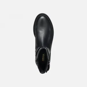 Black women's ankle boots Geox Serilda - Women's