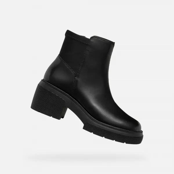 Black women's ankle boots Geox Spherica EC15 - Women's