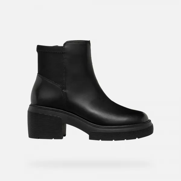 Black women's ankle boots Geox Spherica EC15 - Women's