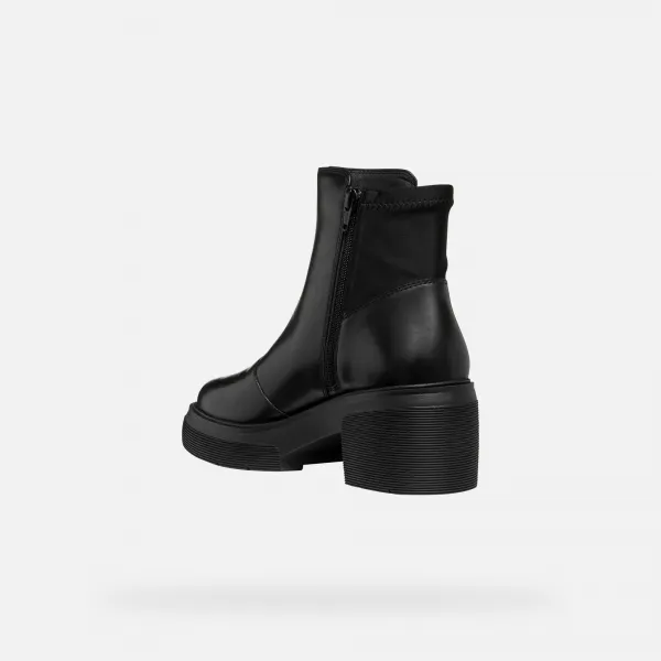 Black women's ankle boots Geox Spherica EC15 - Women's