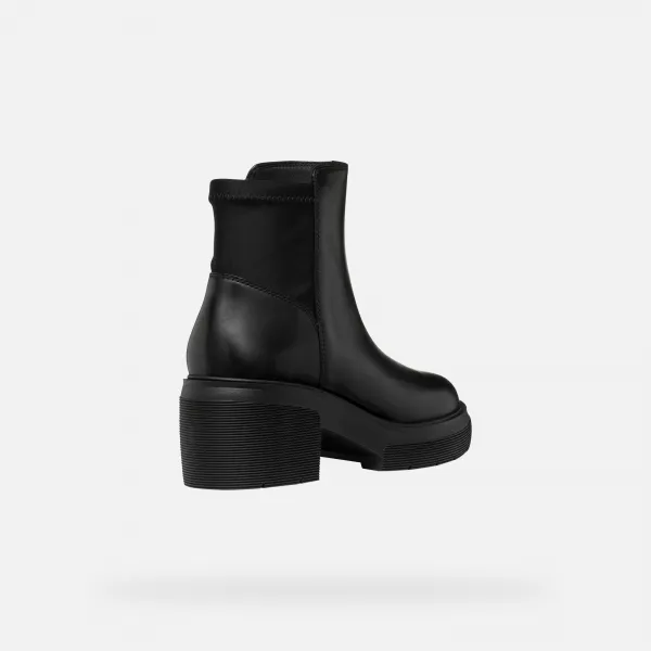 Black women's ankle boots Geox Spherica EC15 - Women's