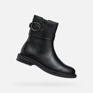 Black women's ankle boots Geox Serilda - Women's