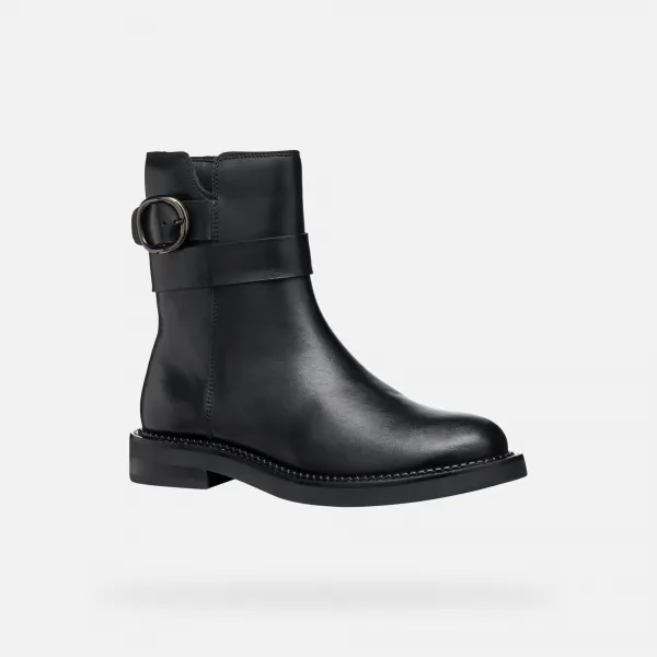 Black women's ankle boots Geox Serilda - Women's