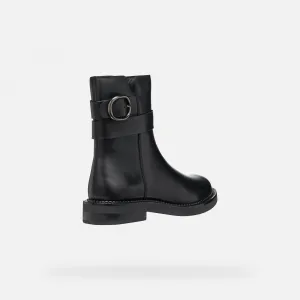 Black women's ankle boots Geox Serilda - Women's
