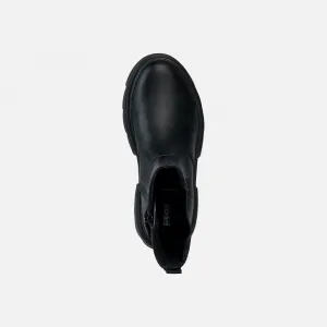 Black Girls Ankle Boots Geox Junette - Girls