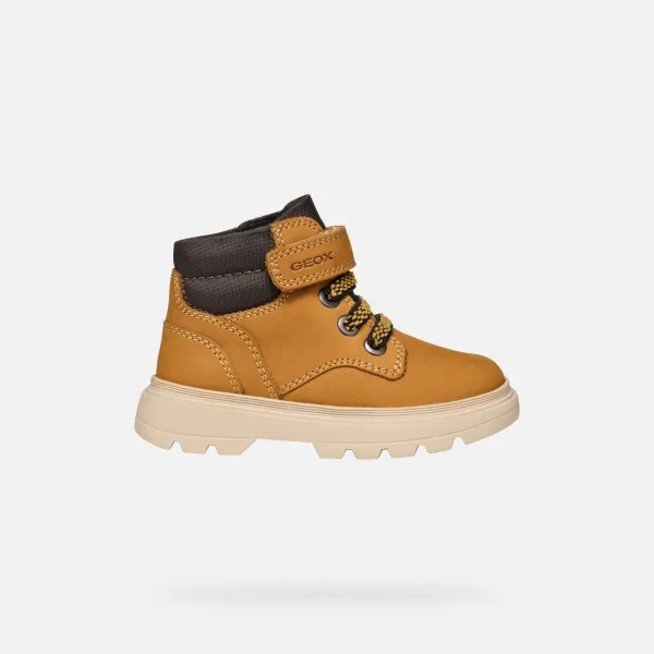 Yellow boys' ankle shoes Geox Kiddartah - Boys