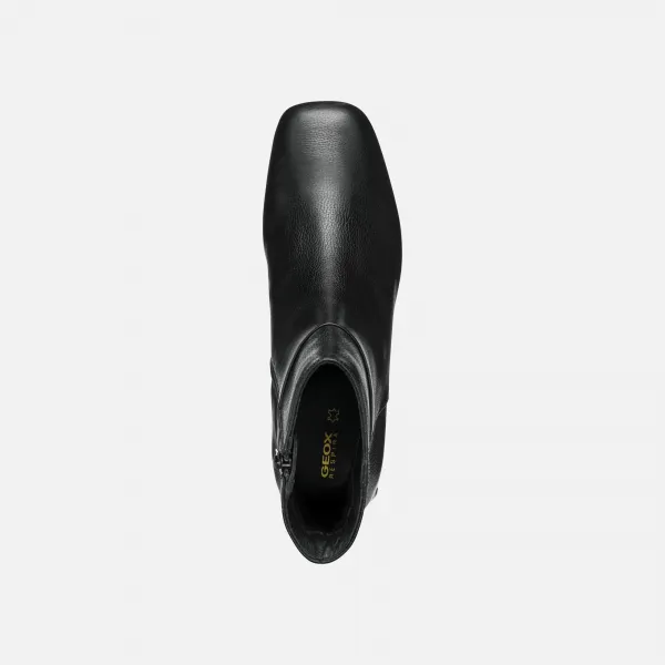 Black Women's Ankle Boots Geox Coronilla - Ladies