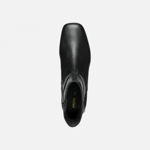 Black Women's Ankle Boots Geox Coronilla - Ladies