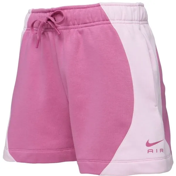 Nike NSW AIR FLC MR SHORT Dámske šortky, ružová, veľkosť