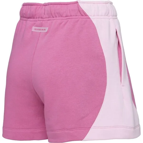 Nike NSW AIR FLC MR SHORT Dámske šortky, ružová, veľkosť