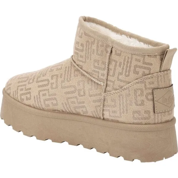 Lee Cooper WINTER W Dámska zimná obuv, béžová, veľkosť