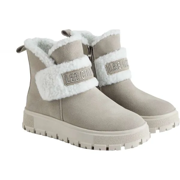 Lee Cooper WINTER W Dámska zimná obuv, béžová, veľkosť