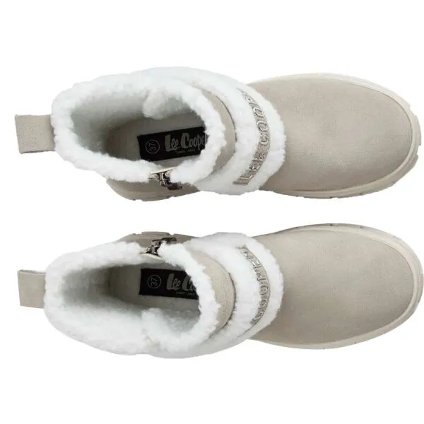 Lee Cooper WINTER W Dámska zimná obuv, béžová, veľkosť