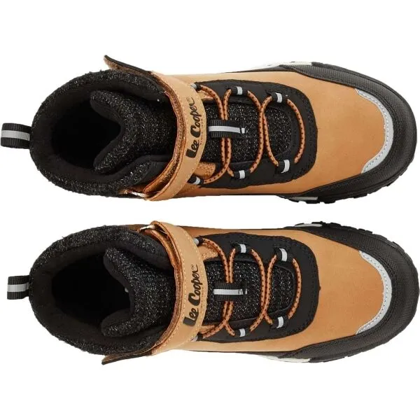 Lee Cooper WINTER Detská zimná obuv, hnedá, veľkosť